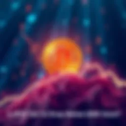 Graph showing Bitcoin price approaching $60,000 with downward trend indicators