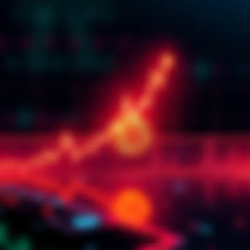 Graph showing Bitcoin price trends with upward movement and hints of reaching between 70k and 80k