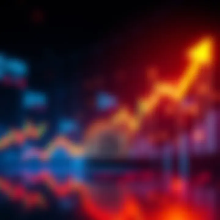 A graph showing Bitcoin price trends with a downward arrow indicating a potential drop by 2026