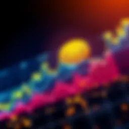 A graph showing Bitcoin's price soaring upward, indicating a significant market increase.