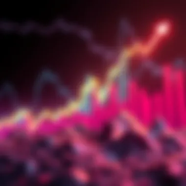 Graph showing Bitcoin price breaking above a trendline with upward movement indicated.