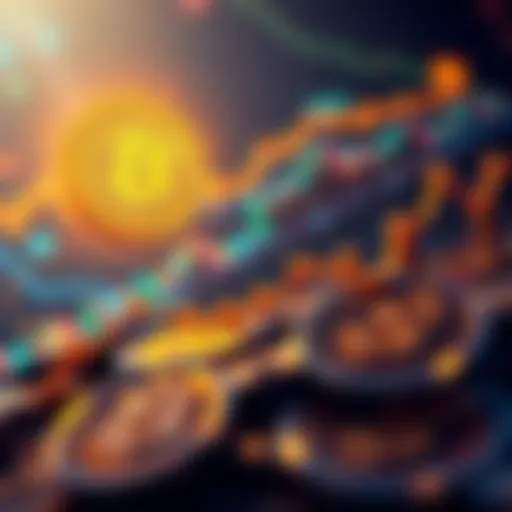 Bitcoin logo with a rising graph and dollar signs in the background, symbolizing the increase to $81,000 and new dividend strategy