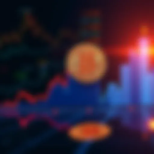 A graph showing Bitcoin's price increase by 10 percent with a bullish trend
