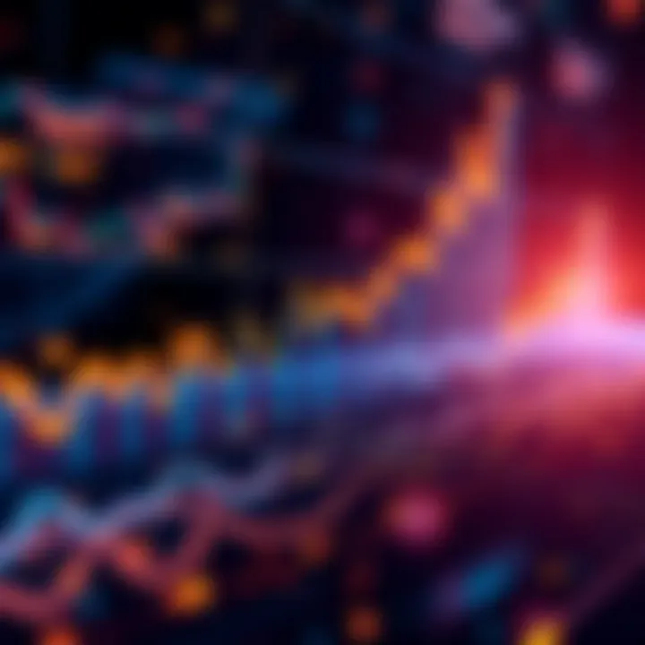 Graph showing Bitcoin price increasing rapidly, indicating a $40 billion surge