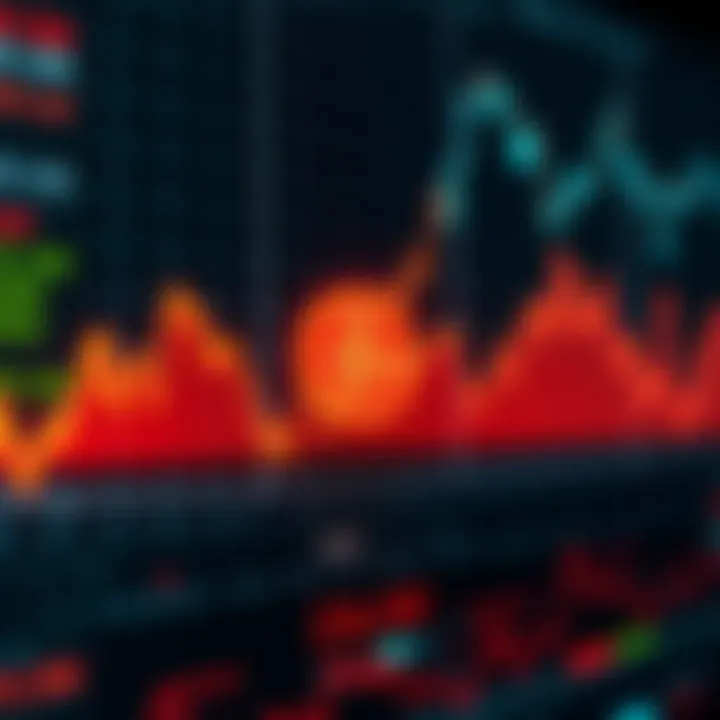 A graph showing a sharp decline in Bitcoin prices over time, highlighting market volatility and anxiety among investors.