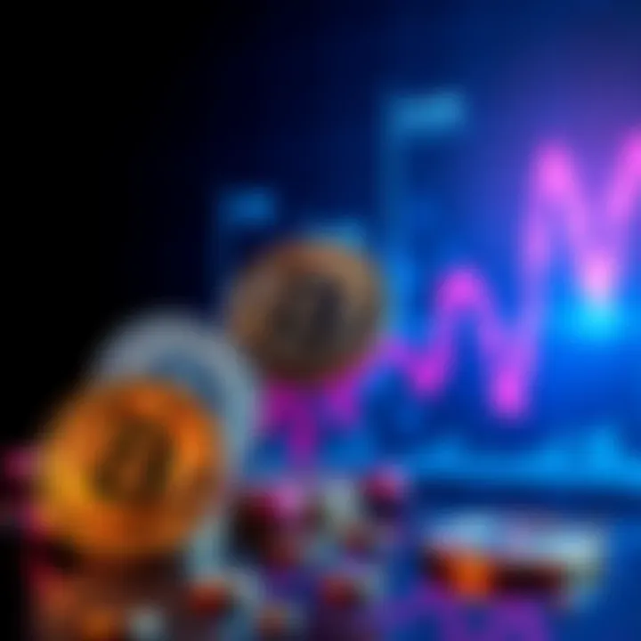 A digital illustration showing Bitcoin coins alongside a graph depicting market fluctuations, symbolizing a major financial shift.