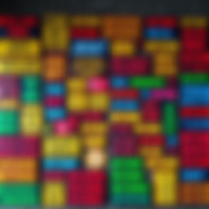 A colorful wall with popular Bitcoin sayings and phrases that resonate with Bitcoin enthusiasts.