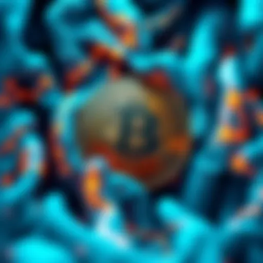 A digital representation of a secure Bitcoin storage, highlighting a modern security protocol with clear guidelines.