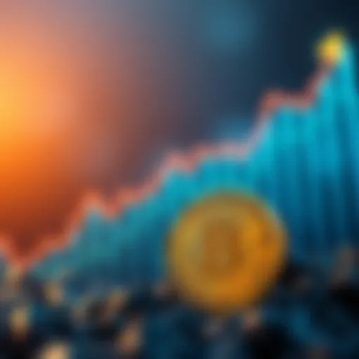 An upward graph showing Bitcoin's price rising past $80,000 with a digital coin in the foreground.