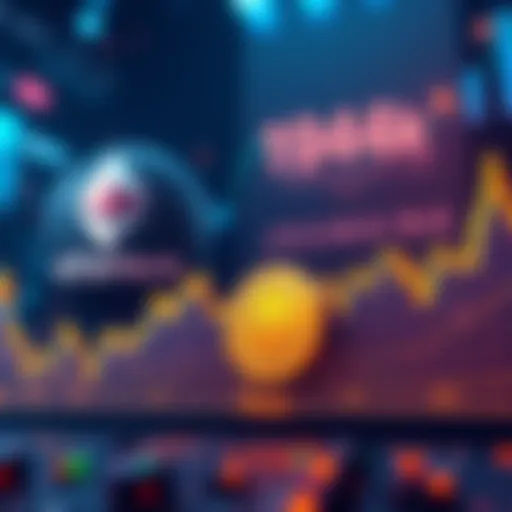 A graph showing Bitcoin's value exceeding 94,000, with Ethereum and Chainlink icons in the background, symbolizing crypto market growth