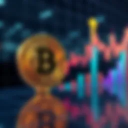 A visual representation of the Bitcoin symbol alongside a rising price chart, symbolizing Bitcoin's strength in the market.
