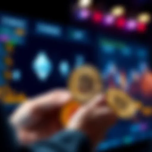 A person exchanges Bitcoin for Ethereum on a digital platform, reflecting a shift in cryptocurrency investment strategy.