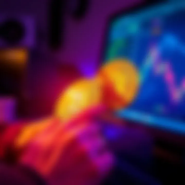 A user exchanging Bitcoin for USDT on a decentralized exchange platform with a computer interface in the UK.