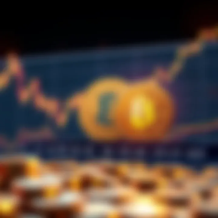 Graph showing Bitcoin's decline below $65,000, representing losses for corporate holders