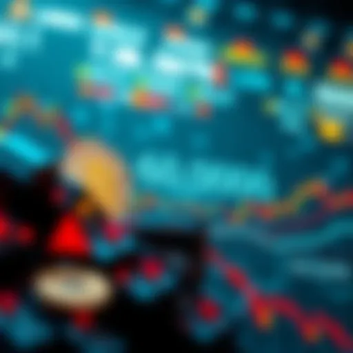 A digital representation of Bitcoin's price chart showing the $60,000 level marked, indicating strong support in the market.
