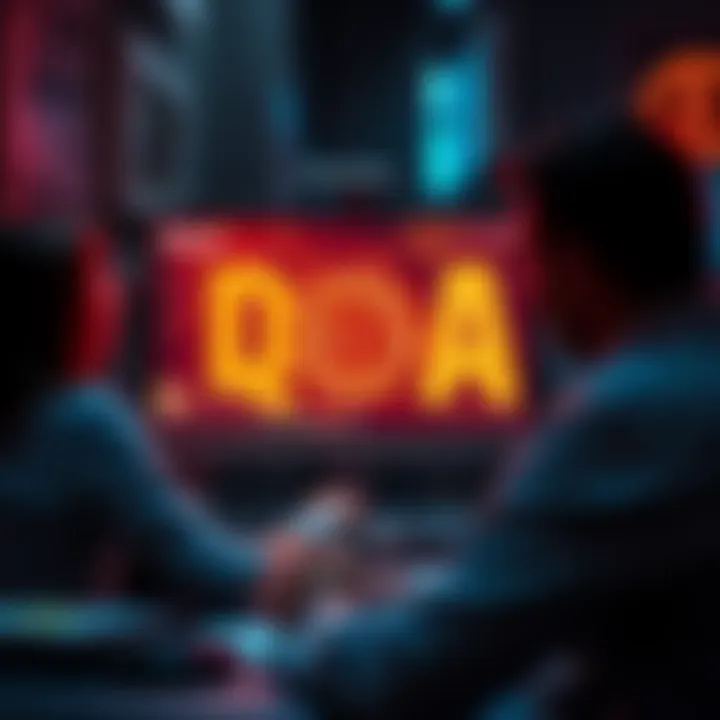 People participating in a Bitcoin question and answer session online, sharing knowledge and insights.