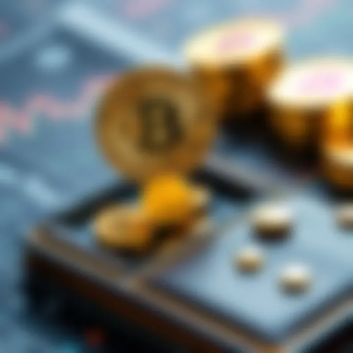 Graphic showing Bitcoin coins being added to a digital wallet, symbolizing the purchase of 17,994 BTC for $1.28 billion.