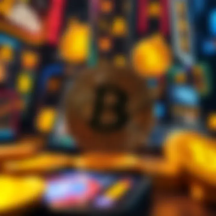 A captivating visual representation of Bitcoin advertisements influencing public perception and investment trends in cryptocurrency.