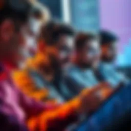 Bitcoin and Altcoins Investment Discussion A group of diverse investors discussing strategies for Bitcoin and altcoin investments, showcasing expressions of concern and focus on charts and data.