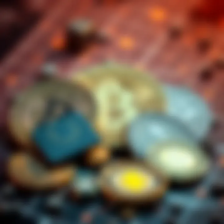 A visual representation of Bitcoin alongside Ethereum and XRP with a fading Bitcoin logo and emerging alternative coins
