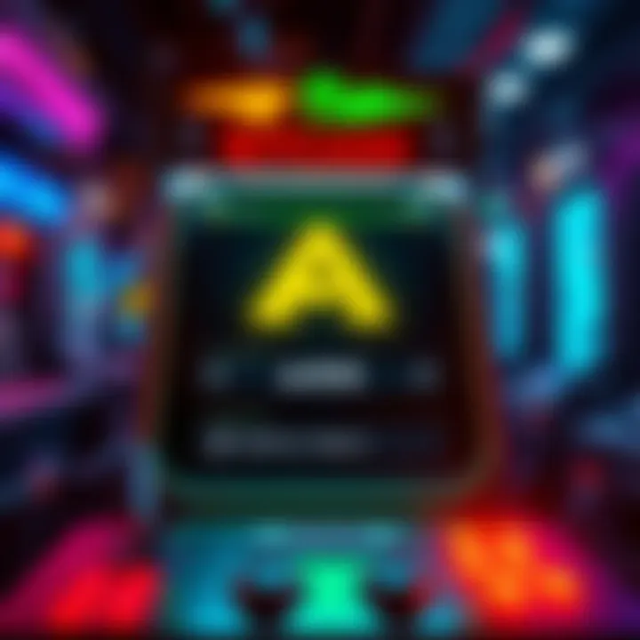 Bitcoin Ark Arcade Wallet Graphic showing the Bitcoin Ark Arcade wallet interface with transaction options for Lightning, Ark, and mainnet.