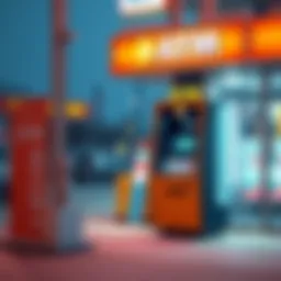 Bitcoin Bancorp ATM at a convenience store in Texas