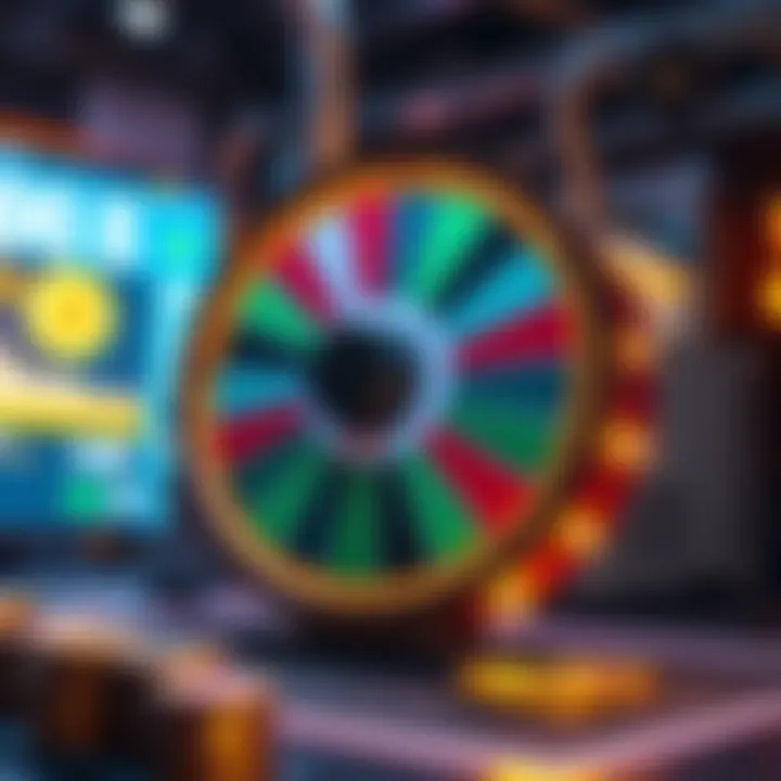 Visual representation of choices between Fold sats wheel and solo mining for Bitcoin