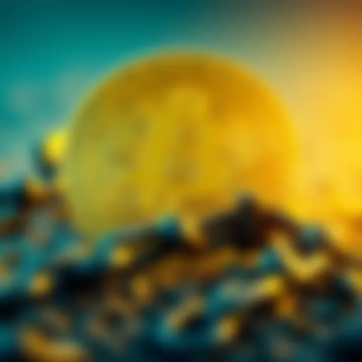 A Bitcoin symbol in the foreground with a broken chain behind it, symbolizing its perceived lack of value and environmental concerns.