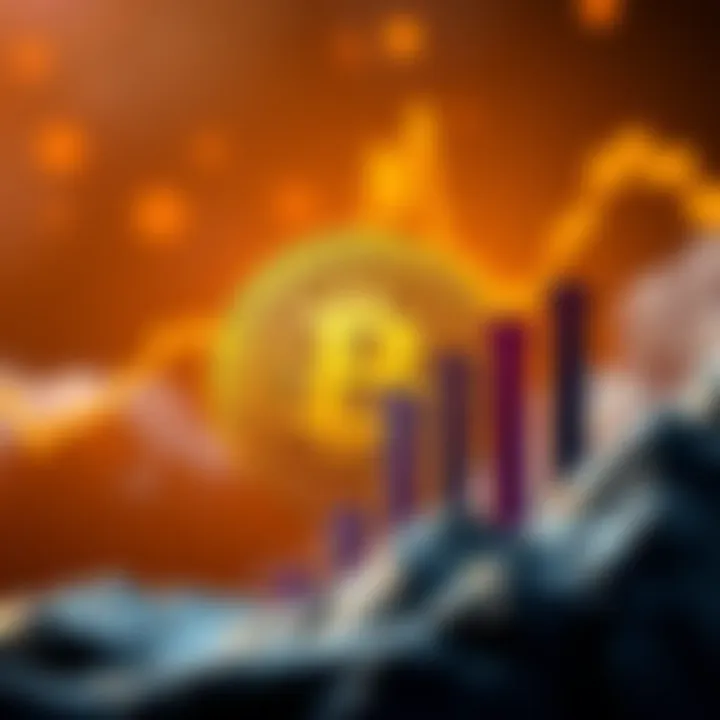 Bitcoin logo with upward arrows representing positive market movement, targeting traders and investors for 2026