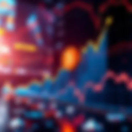 A graph showing an upward trend in Bitcoin prices with a bullish market sentiment