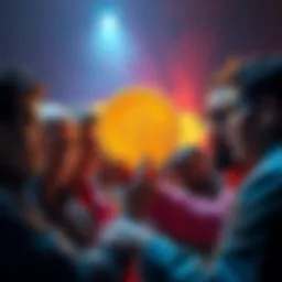 Group of people discussing Bitcoin with expressions of frustration and confusion, highlighting negativity towards Bitcoin bulls.