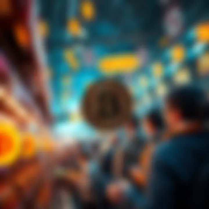 Investors eagerly purchasing Bitcoin during a recent price dip