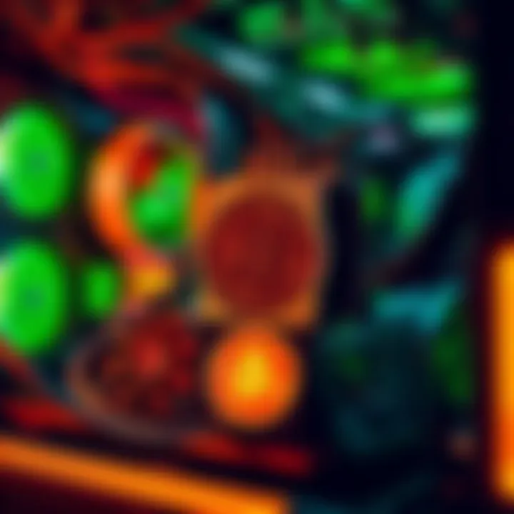 A mining rig with multiple GPUs and a Bitcoin Cash logo, showcasing SOLO mining operation.