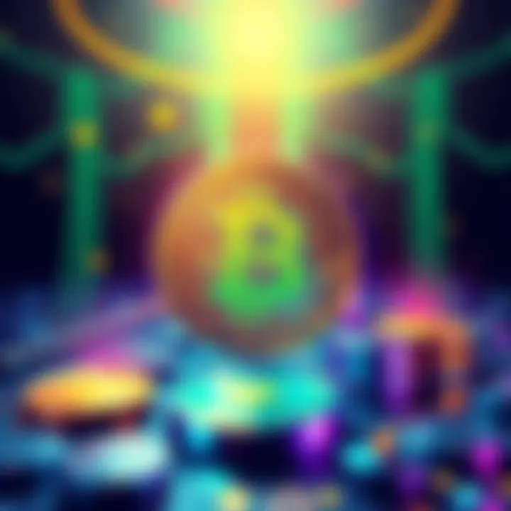 Illustration showing Bitcoin Cash logo with smart contract icons, symbolizing enhanced features and capabilities