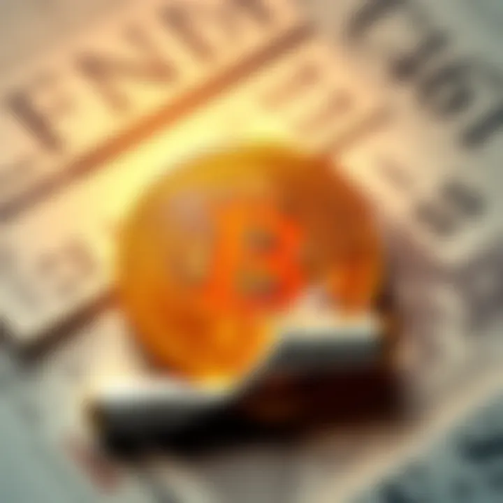 Bitcoin Cash logo with a backdrop of financial documents representing insights from the Epstein files