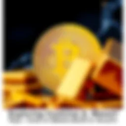 Bitcoin Cash vs. Asset Concept A split image showing Bitcoin represented as digital cash on one side and as a gold bar on the other, highlighting its dual nature as currency and investment.