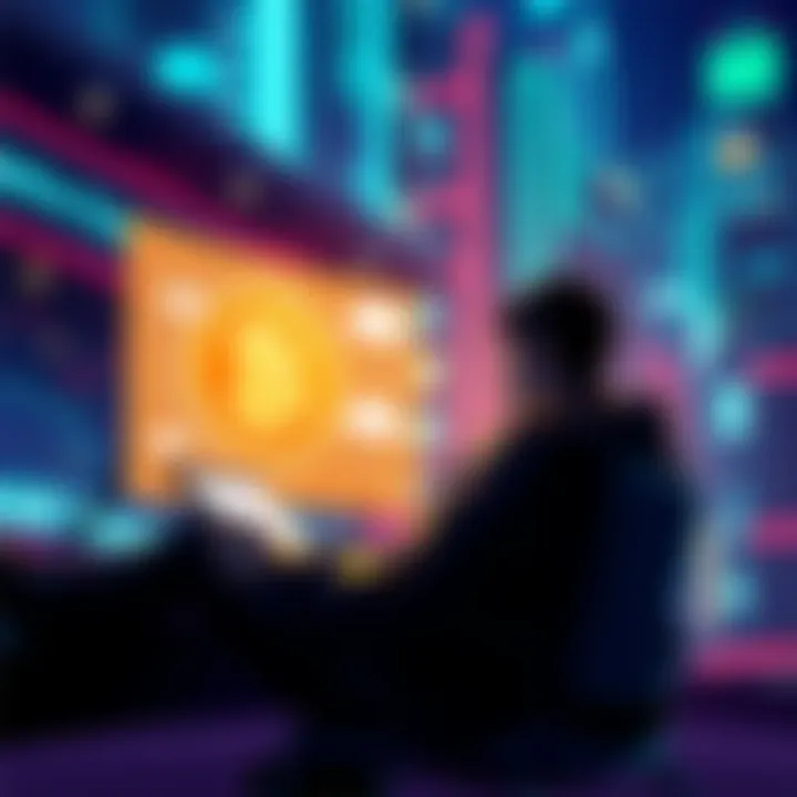 Navigating Bitcoin Cash-Out Options A user exploring Bitcoin cash-out alternatives on a digital device