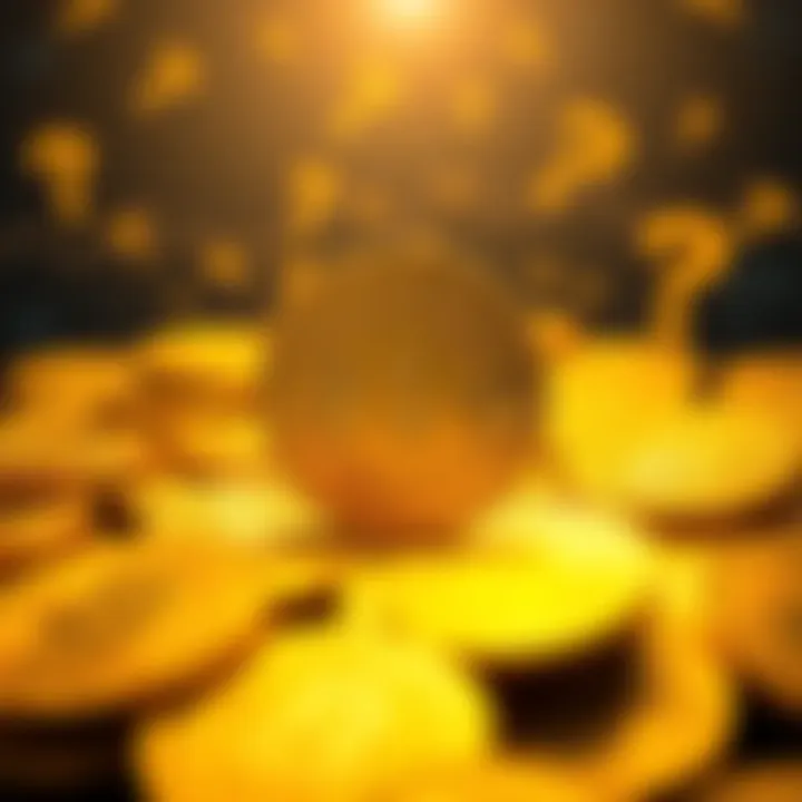 A graphic showing Bitcoin coins with question marks, symbolizing the uncertainty around the actual circulating supply and factors like lost keys and Satoshi's holdings.