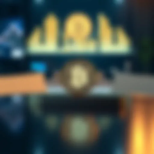 A luxurious Bitcoin clock displayed on a polished table, capturing attention with its intricate design and digital display.