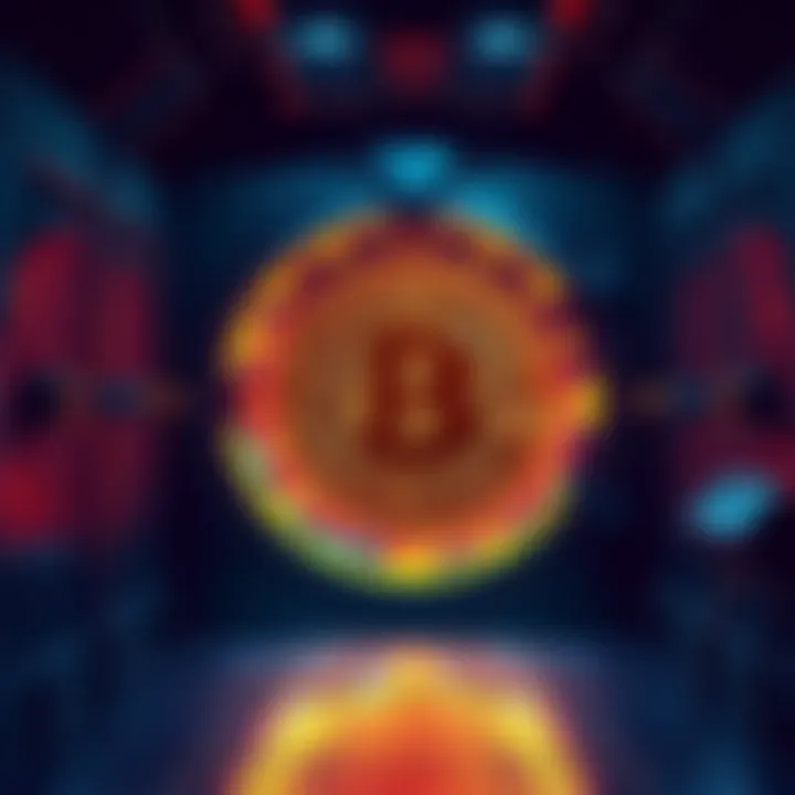 A visual representation of Bitcoin being securely stored in a digital vault, symbolizing the benefits of cold storage for cryptocurrency investors.