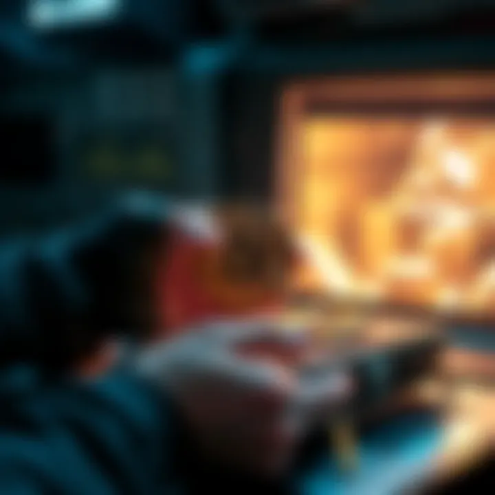 A person transferring Bitcoin from a digital wallet to a cold wallet for security