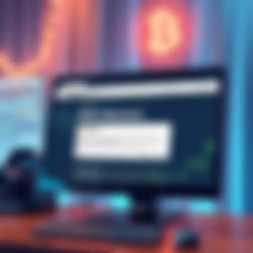 Bitcoin.com Removes Whitepaper and Archive Illustration showing a computer screen with the Bitcoin.com website displaying a notification about the removal of the whitepaper and Satoshi Archive, symbolizing change in the crypto community