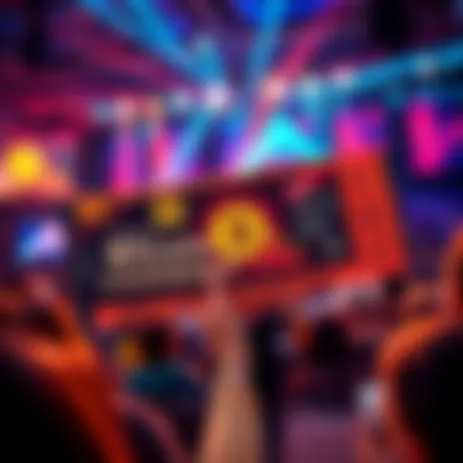 A vibrant graphic of Bitcoin conference tickets with excitement and event details
