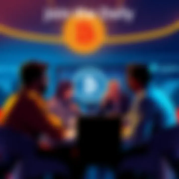 A group of people engaging in a discussion about Bitcoin and cryptocurrency online