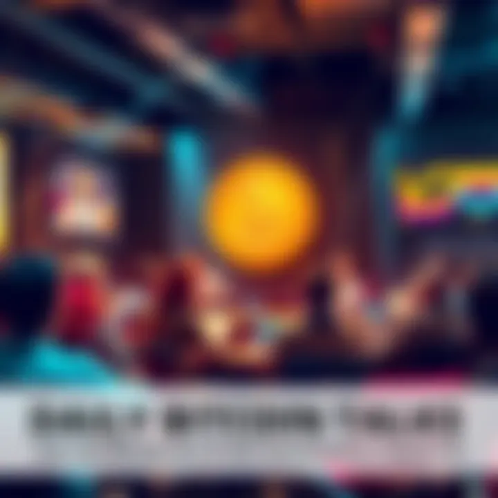 A vibrant online forum where people engage in daily Bitcoin conversations, sharing questions and insights.