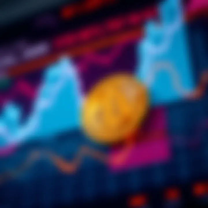A graph showing Bitcoin's value decreasing, symbolizing market concerns