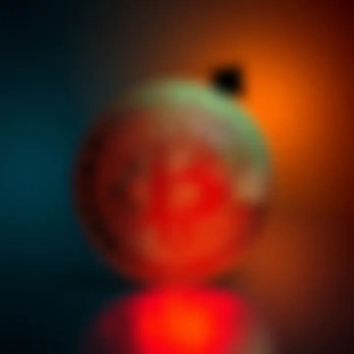 A Bitcoin logo with a downward arrow symbolizing a drop in value, reflecting market concerns.