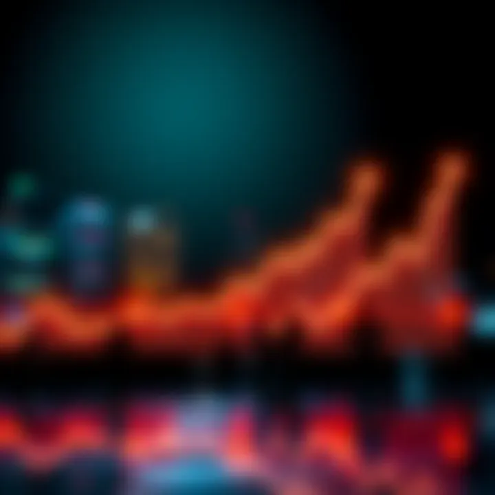 Graph showing increase in Bitcoin ETF investments with a rising trend line