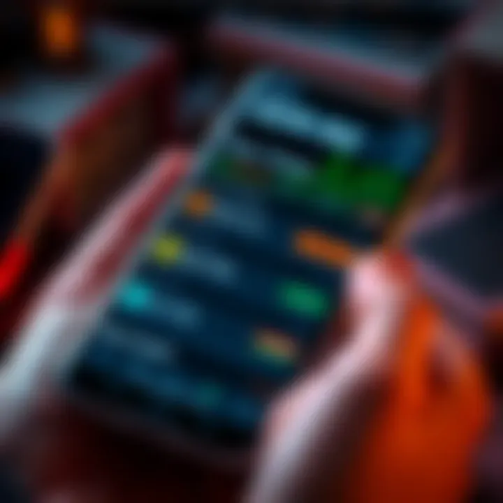 Close-up of a smartphone with a Bitcoin exchange app open, showcasing easy transfer options