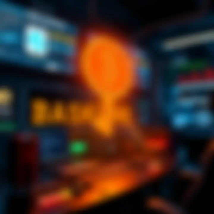 Bitcoin Exchange with Passkeys A digital representation of a Bitcoin exchange featuring passkey authentication for enhanced security.